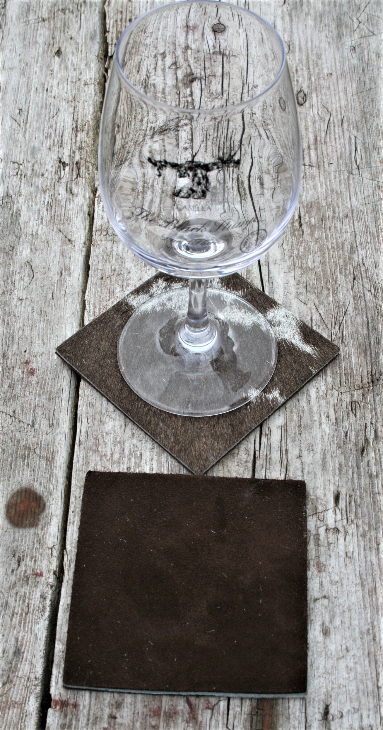 Leather Square Coasters